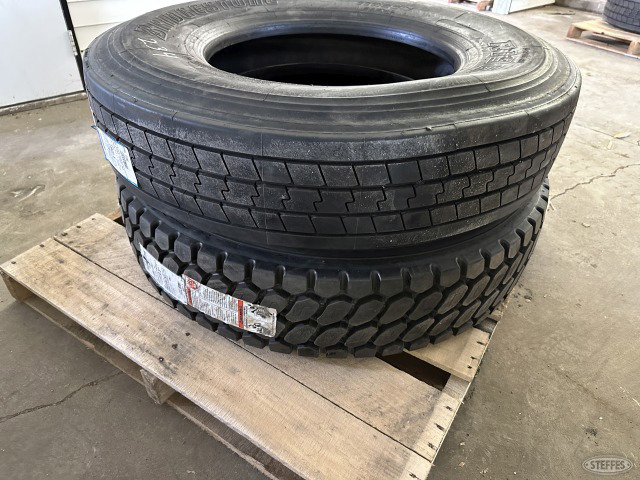(2) 11R22.5 tires to include: